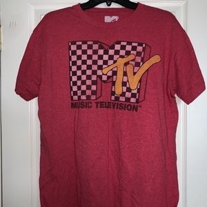 Vintage MTV Checkered Logo Mens Large